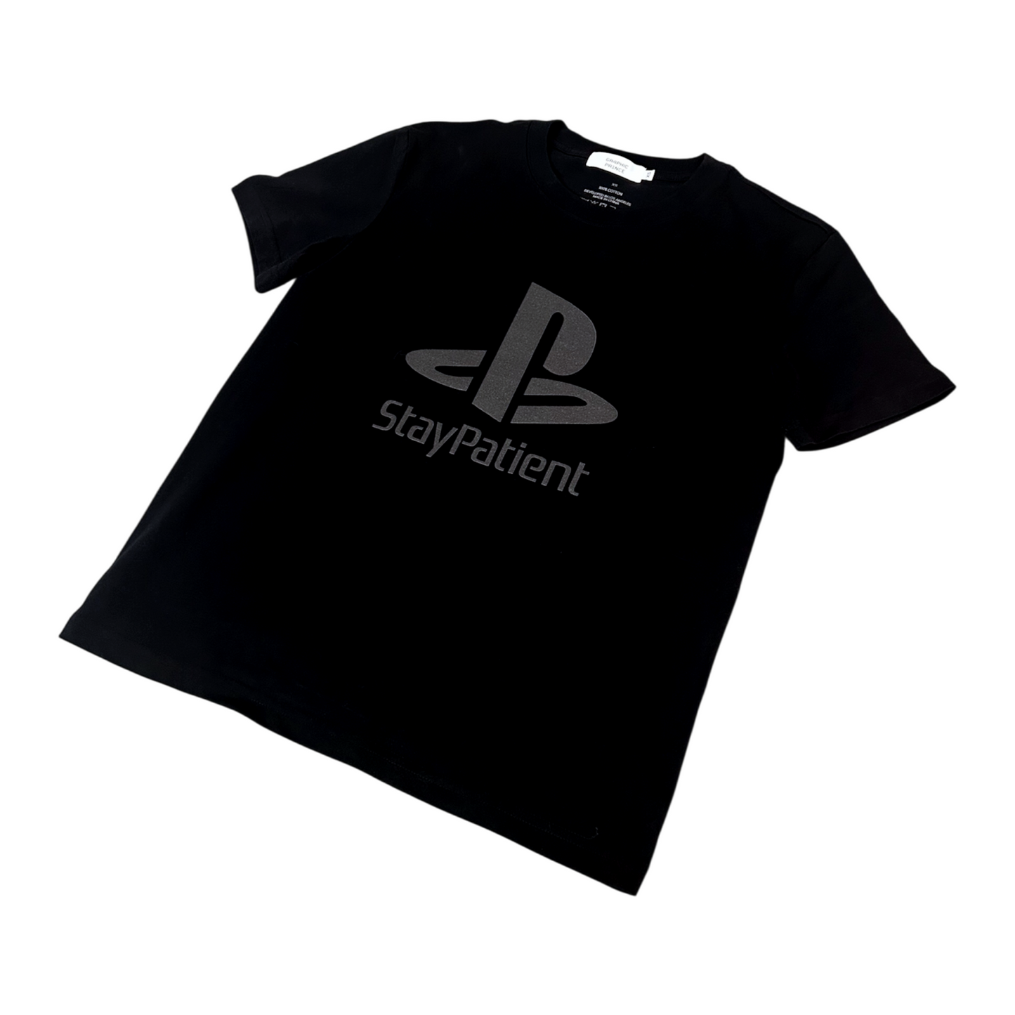 Stay Patient Logo Tee (Black)